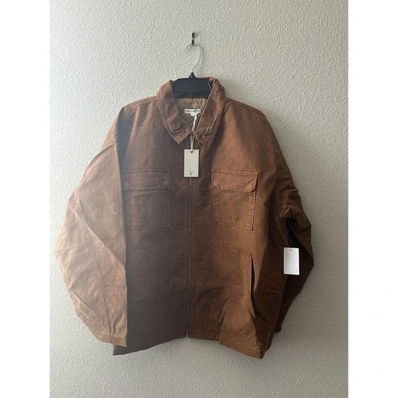 GOOD AMERICAN Women's Chore Dropped Shoulder Utility Jacket